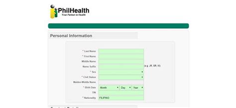 philhealth online registration new member.